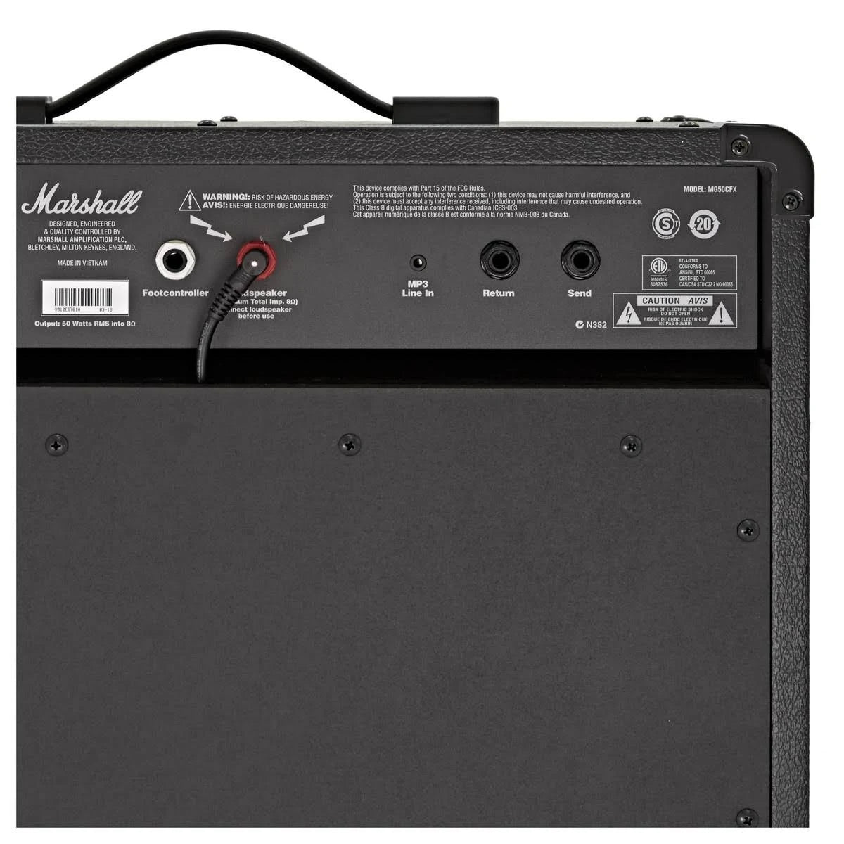 MARSHALL MG50GFX 50-WATT GUITAR COMBO AMPLIFIER
