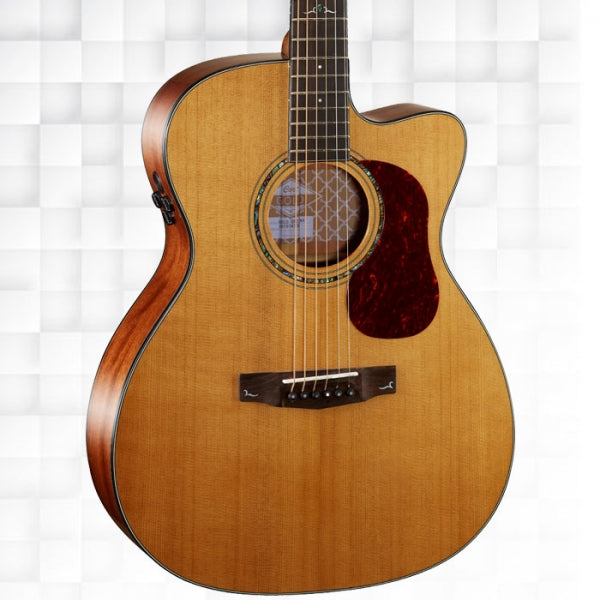 Cort Gold-OC6 Gold Series Electro-Acoustic Guitar With Gig Bag - Natural Glossy