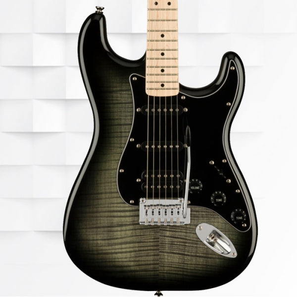 Fender Squier Affinity Stratocaster FMT HSS Maple Fingerboard Electric Guitar - Black Burst 0378153539