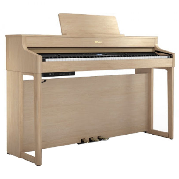 ROLAND HP-702 LIGHT OAK (LA) 88-KEYS DIGITAL PIANO WITH STAND KSH-704