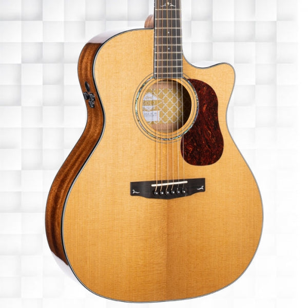 CORT GOLD-A6 GOLD SERIES ELECTRO-ACOUSTIC GUITAR WITH DELUXE SOFT-SIDE CASE (NATURAL GLOSSY)