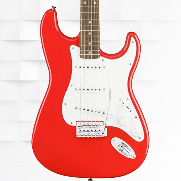 FENDER SQUIER AFFINITY STRATOCASTER SSS ELECTRIC GUITAR WITH GIG BAG - RACE RED 0370600570