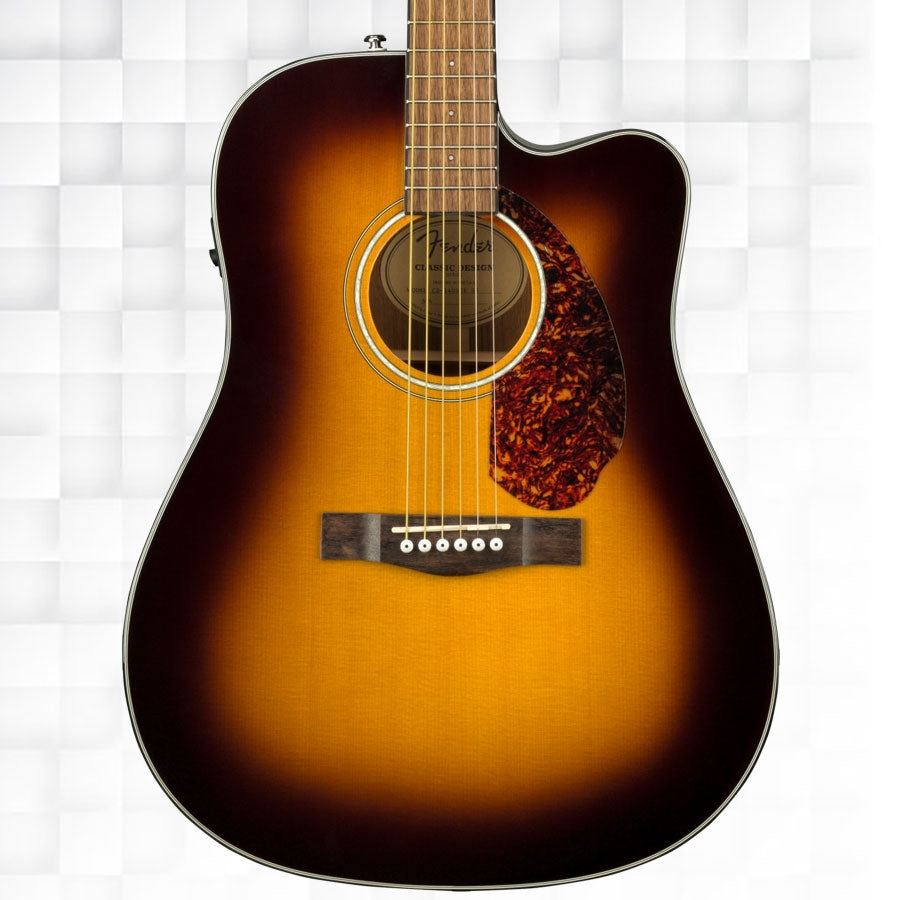 Fender CD-140SCE Electro-Acoustic Guitar With Case -Sunburst 0970213332