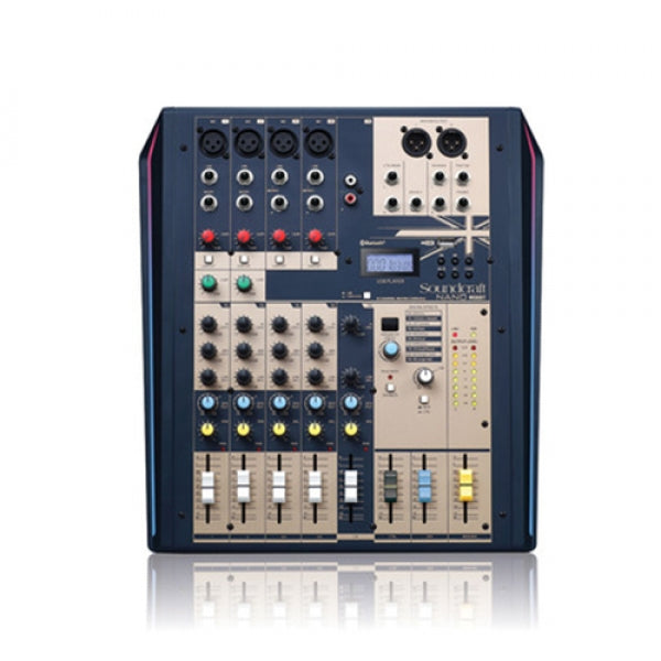 SOUNDCRAFT NANO M08BT 8-CHANNEL COMPACT ANALOG MIXER WITH BLUETOOTH