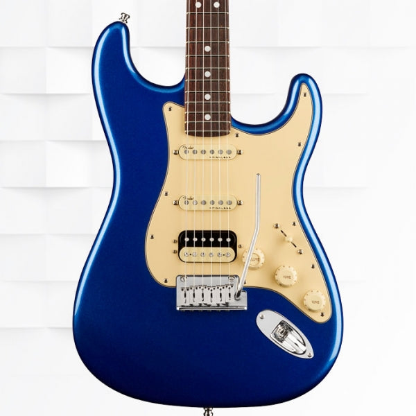 Fender American Ultra Stratocaster HSS Rosewood Fingerboard Electric Guitar With Case - Cobra Blue