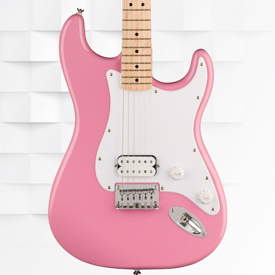 Fender Squier Sonic Stratocaster HT H Maple Fingerboard Electric Guitar 0373302555 - Flash Pink