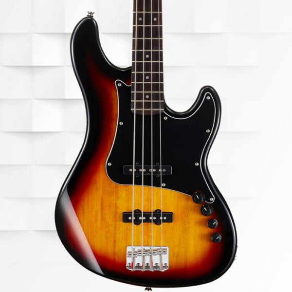 CORT GB34JJ 4-STRING BASS GUITAR -3 TONE SUNBURST