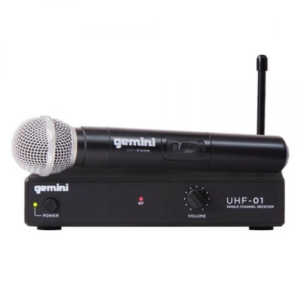 Gemini UHF-01M Wireless Handheld Microphone System