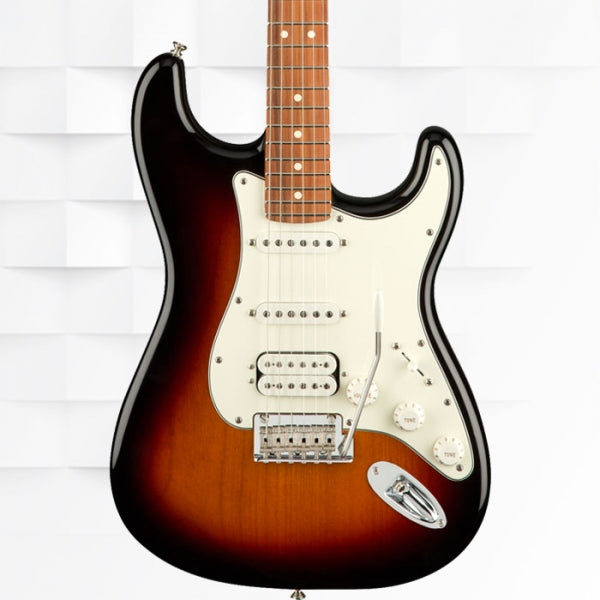 FENDER PLAYER STRATOCASTER HSS PAU FERRO FRETBOARD ELECTRIC GUITAR WITH GIG BAG - 3-COLOR SUNBURST 0144523500