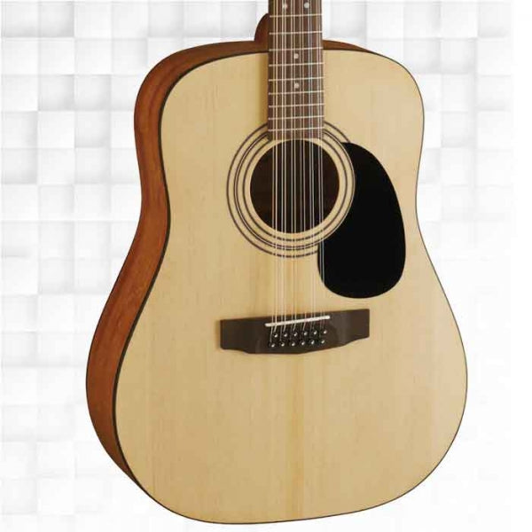 Cort AD810-12 OP 12-String Dreadnought Acoustic Guitar - Open Pore