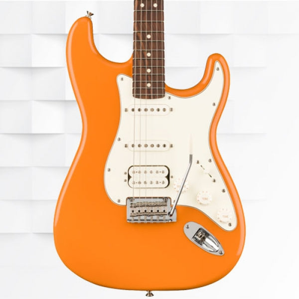 FENDER PLAYER STRATOCASTER HSS PAU FERRO FRETBOARD ELECTRIC GUITAR WITH GIG BAG - CAPRI ORANGE 0144523582