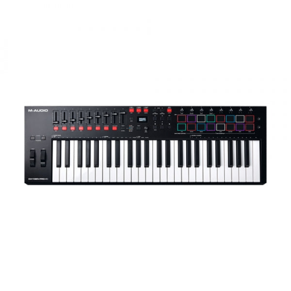 M-AUDIO OXYGEN PRO 49 USB POWERED MIDI CONTROLLER WITH SMART CONTROLS AND AUTO-MAPPING