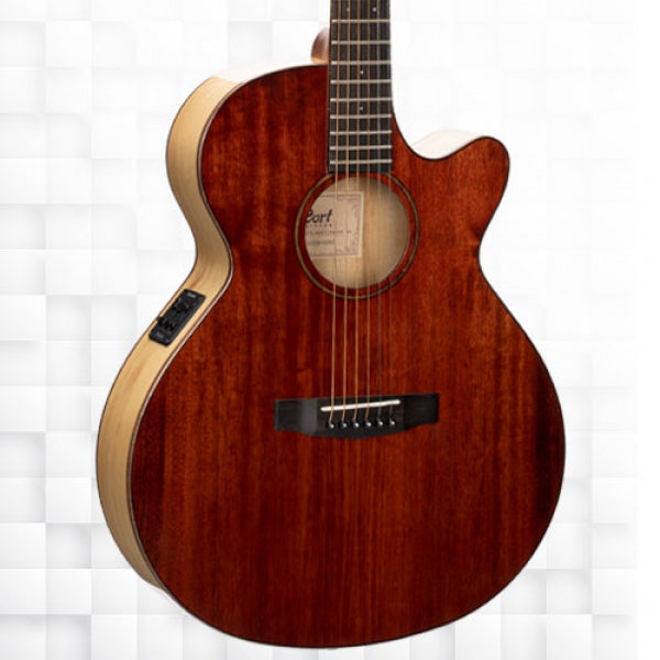 Cort SFX-Myrtlewood 6-Strings Electro-Acoustic Guitar -Brown Glossy