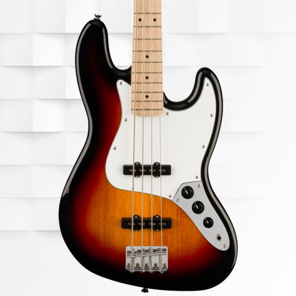 Fender Squier Affinity Series Jazz Bass Maple Fingerboard Bass Guitar With Gig Bag - 3-Color Sunburst