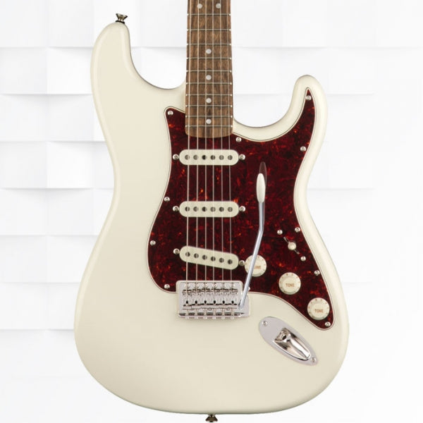 FENDER CLASSIC VIBE 70S STRATOCASTER INDIAN LAUREL FINGERBOARD ELECTRIC GUITAR WITH BAG - OLYMPIC WHITE 0374020501