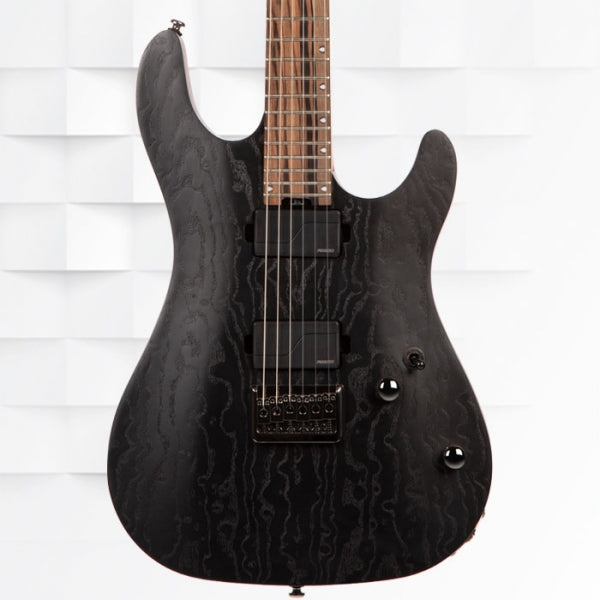CORT KX500 ETCHED KX SERIES 6-STRING ELECTRIC GUITAR WITH BAG - ETCHED BLACK