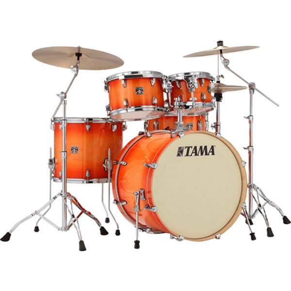 TAMA SUPERSTAR CLASSIC CL52KRSP-TLB 5-PIECE ACOUSTIC DRUM SHELL PACK -TANGERINE LACQUER BURST