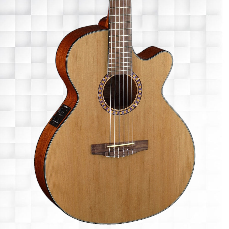 CORT CEC5 NATURAL GLOSSY CLASSIC SERIES ELECTRO-ACOUSTIC GUITAR