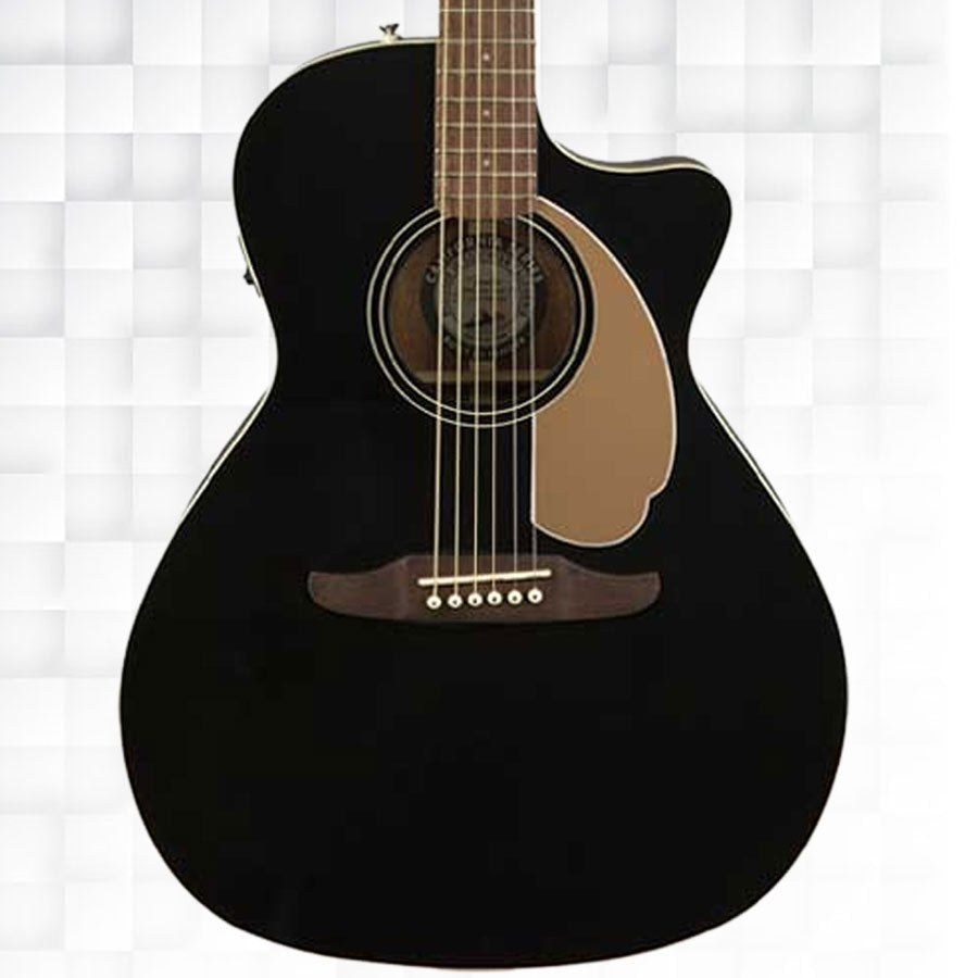 FENDER NEWPORTER PLAYER JETTY BLACK ELECTRO-ACOUSTIC GUITAR
