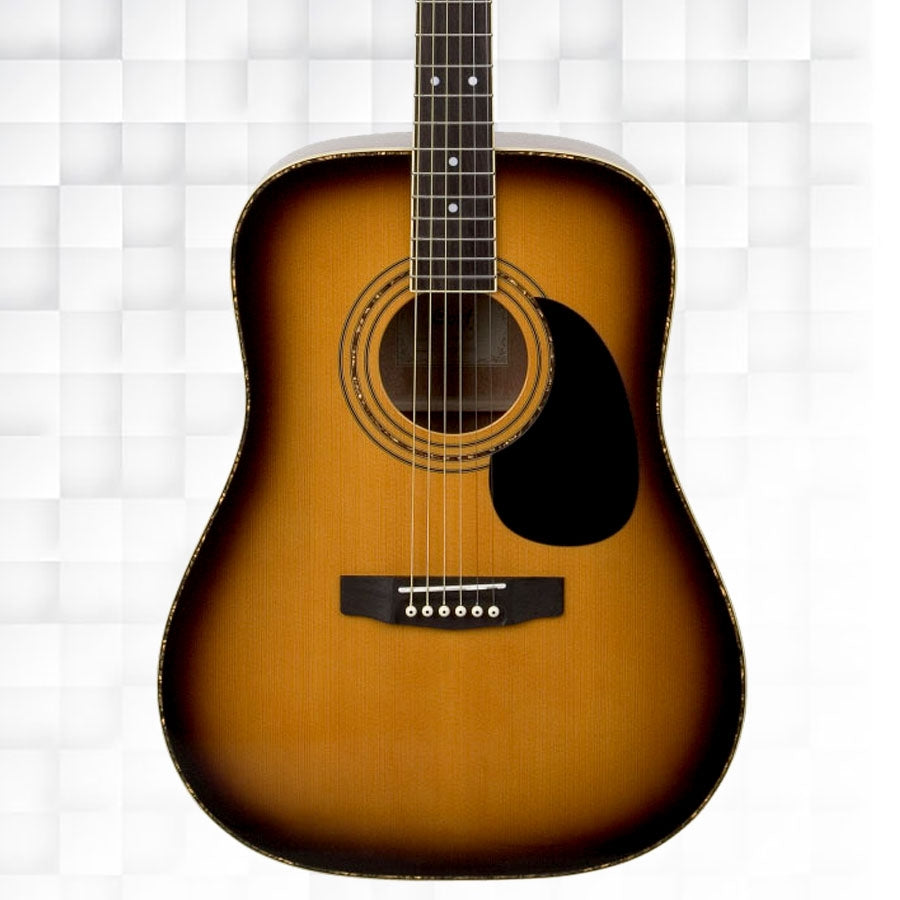 CORT AD880 DREADNOUGHT ACOUSTIC GUITAR - SUNBURST