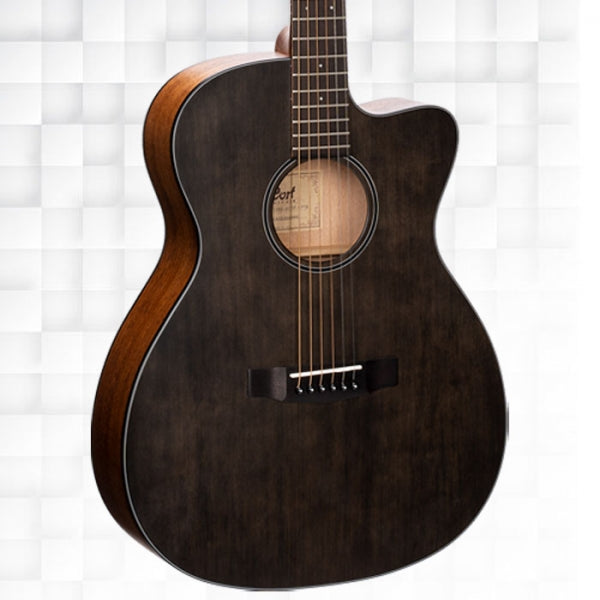 Cort Core-OC Spruce Electro-Acoustic Guitar - Open Pore Trans Black