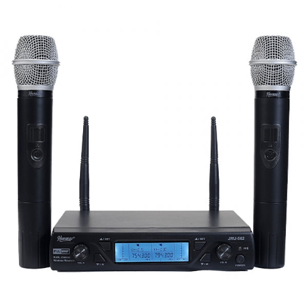 HAVANA JRU-562 HT-51C UHF SINGLE CHANNEL HANDHELD WIRELESS MICROPHONES