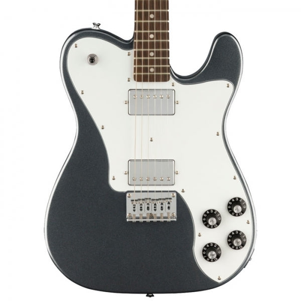 FENDER SQUIER AFFINITY TELECASTER DELUXE ELECTRIC GUITAR WITH BAG - CHARCOAL FROST METALLIC 0378250569