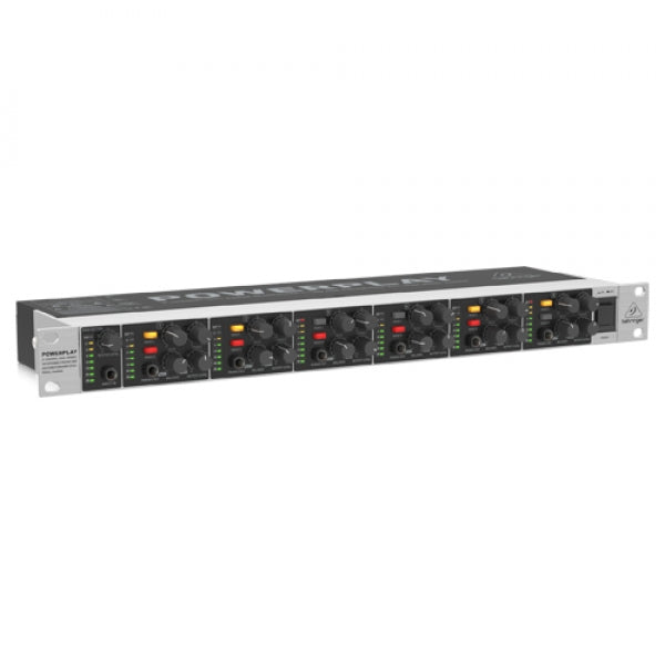 BEHRINGER HA6000 6 CHANNEL HIGH-POWER HEADPHONES MIXING AND DISTRIBUTION AMPLIFIER