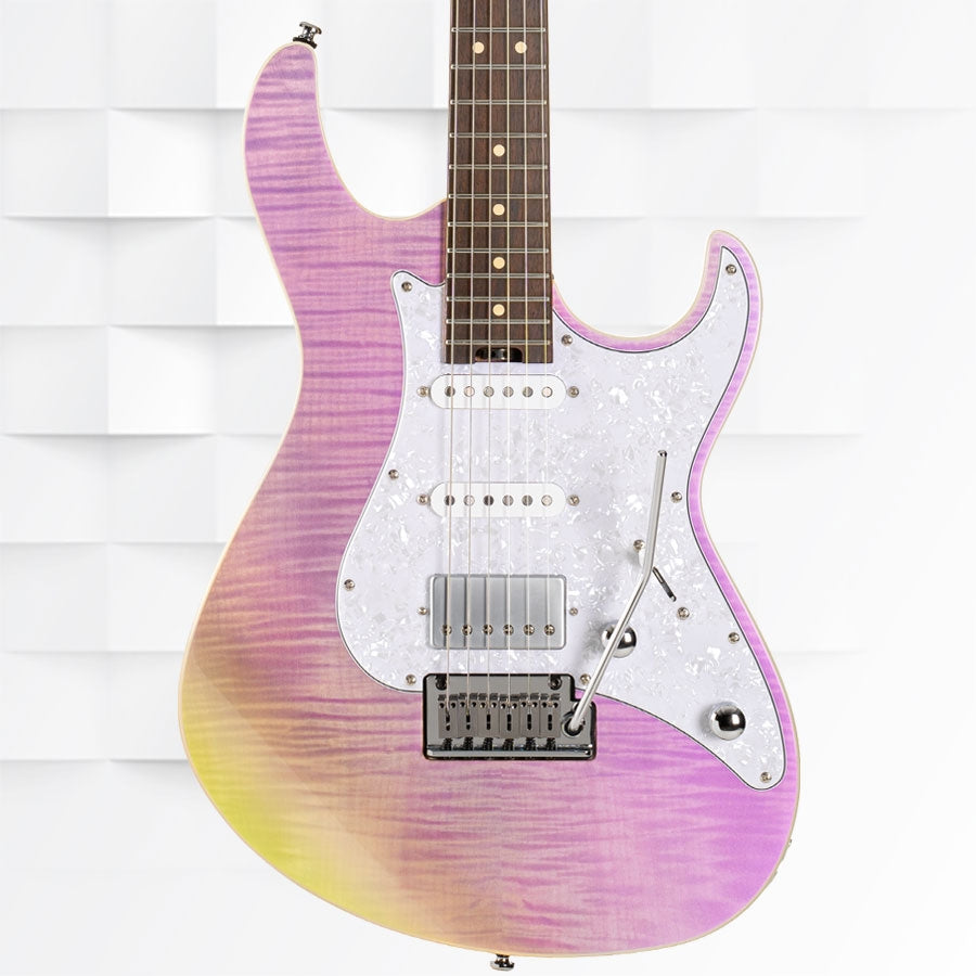 CORT G280 SELECT FLAME MAPLE TOP ELECTRIC GUITAR -TRANS CHAMELEON PURPLE