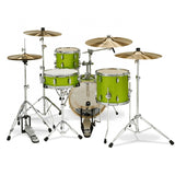 PDP PDNY1604EL New Yorker 4-Pieces Acoustic Drum Shell Pack - Electric Green Sparkle Finishply