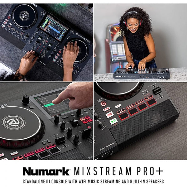 Numark Mixstream Pro + Standalone Streaming DJ Controller With Amazon Music