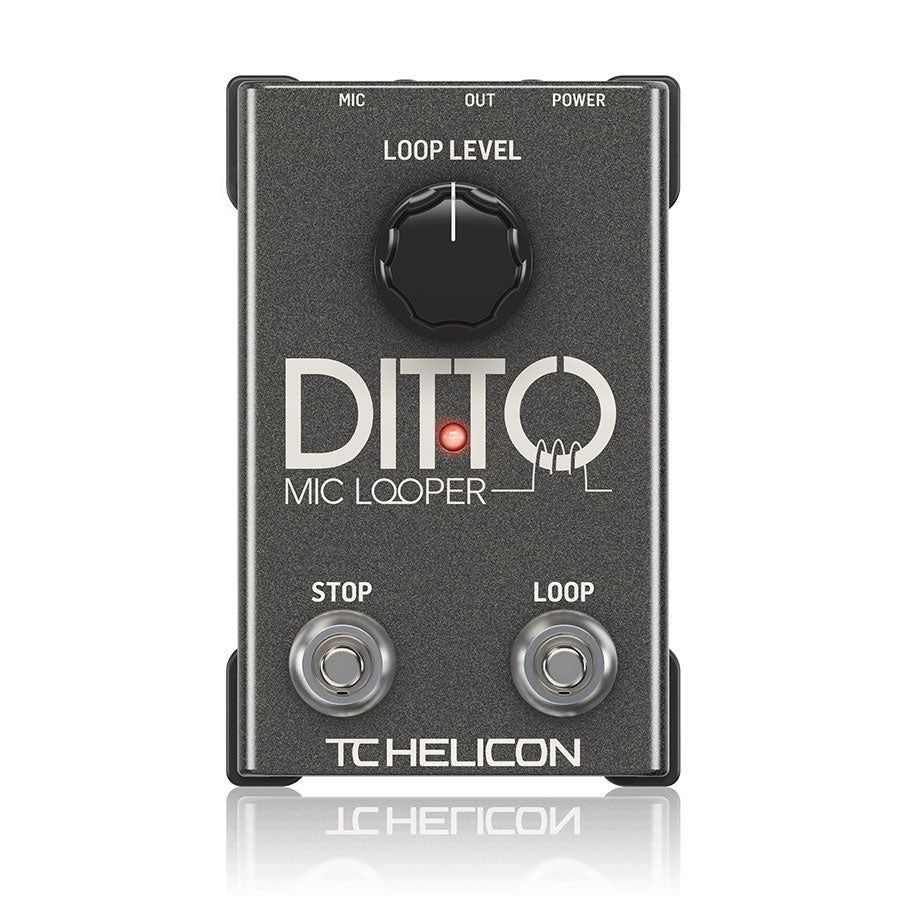 TC Helicon Ditto Mic Looper Easy To Use Two Button Looper Pedal