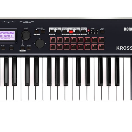 Korg KROSS 2-61 Synthesizer Keyboard With MicroSD Card, Indian Sounds & Styles