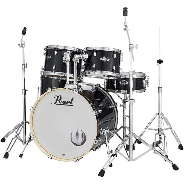 Pearl EXX725SP/C Hybrid Shell Pack 5pcs Drum Set - Jet Black