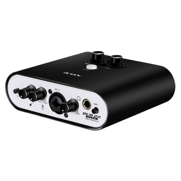 Icon Duo22 Live USB Audio Interface For Computers, Tablets, And Smartphones