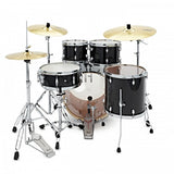 Pearl EXX725SP/C Hybrid Shell Pack 5pcs Drum Set - Jet Black