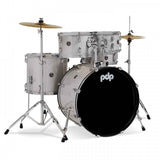 PDP PDCE2215KTDW Center Stage 5-Pieces Acoustic Drum Kit - Diamond White Sparkle