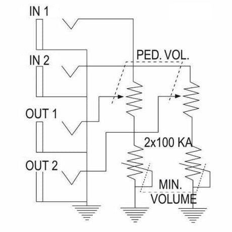 BESEPCO VM14L VOLUME PEDAL