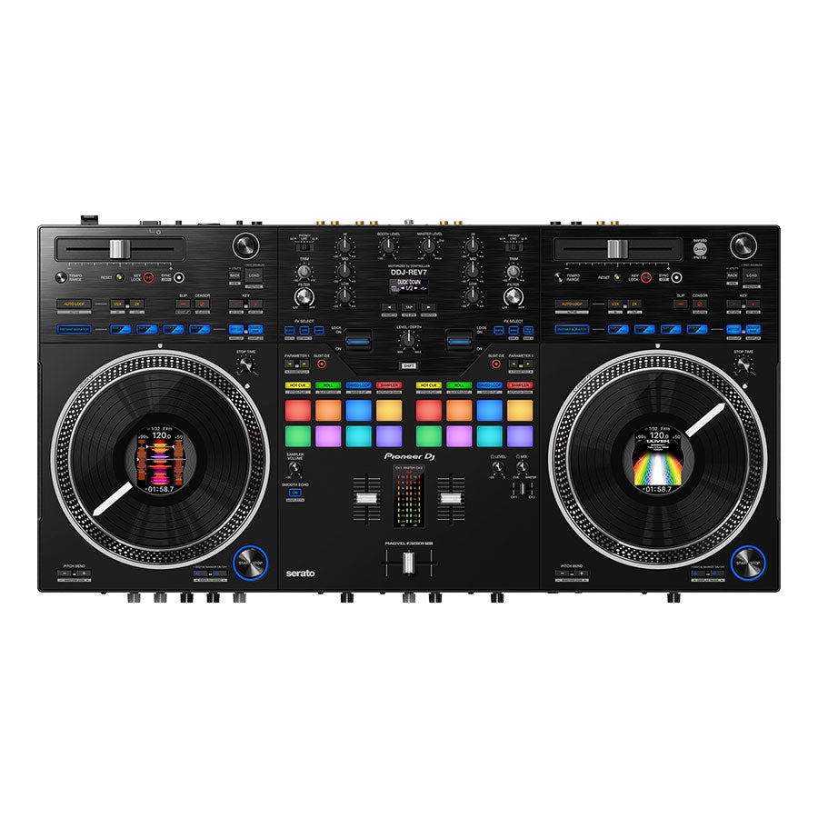 Pioneer DDJ-REV7 Scratch-Style 2-Channel Professional DJ Controller For Serato DJ Pro (Black)