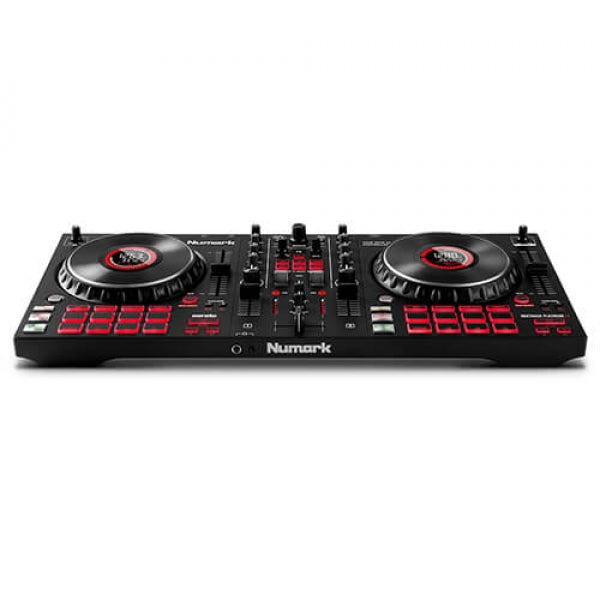 Numark Mixtrack Platinum FX 4-Deck Advanced DJ Controller With Jog Wheel Displays And Effects Paddles