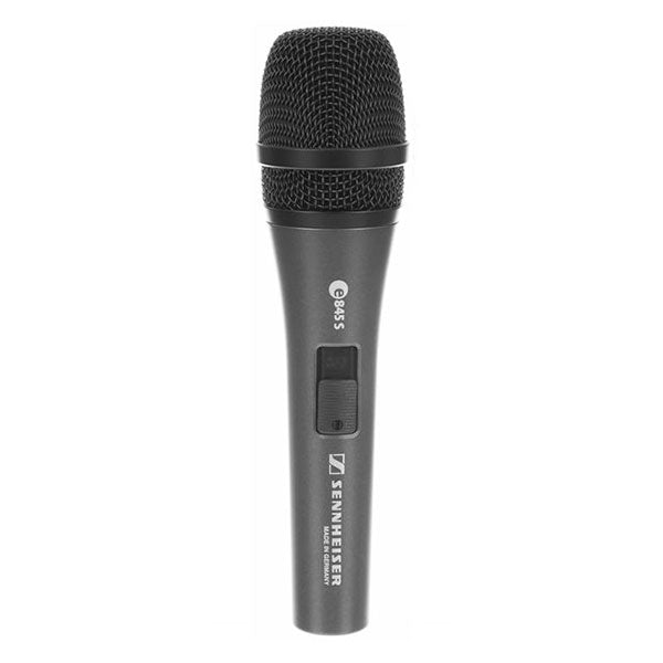 Sennheiser E 845S Supercardioid Dynamic Vocal Microphone With On/Off Switch