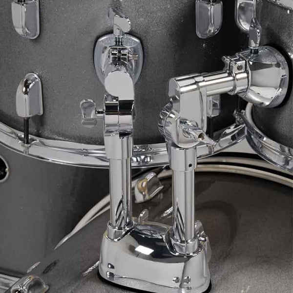 PDP PDCE2215KTSS Center Stage 5-Pieces Acoustic Drum Kit - Silver Sparkle