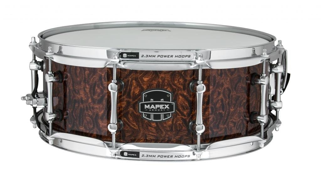 MAPEX ARMORY DILLINGER SNARE DRUM ARML4550KCWT - 14"X5.5"