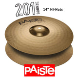 Paiste 201 Bronze 14 Inch Hi-Hat Cymbal