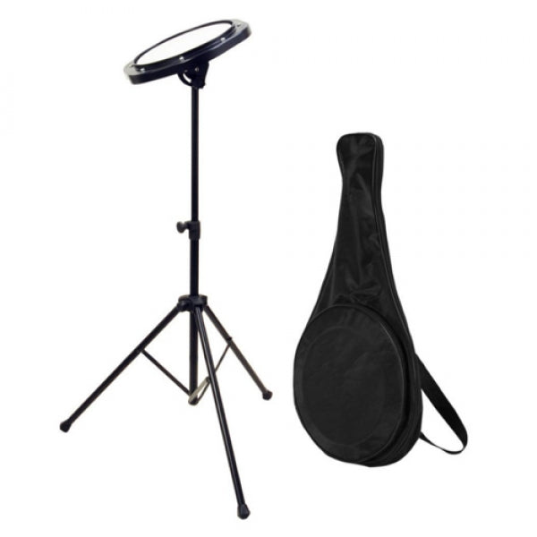On Stage DFP5500 Drum Practice Pad With Stand And Bag