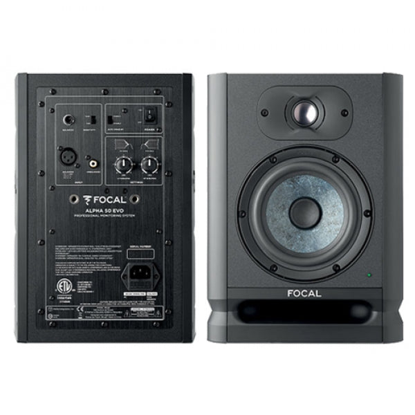 Focal Alpha 50 Evo 5-Inch Active Powered Studio Monitor - Pair