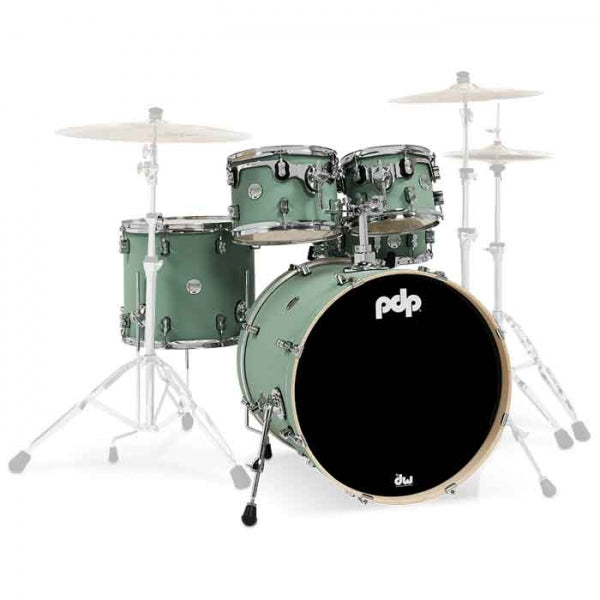 PDP PDCM2215SF Concept Maple 5-Pieces Shell Pack - Satin Seafoam Finishply