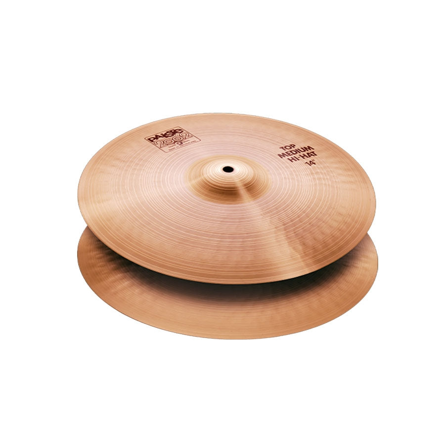 Paiste 2002 14 Inch Medium Hi-Hat Cymbals