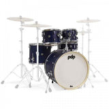 PDP PDST2015BL Spectrum Series 22 BD 5-Piece Acoustic Drum Kit - Black Metallic