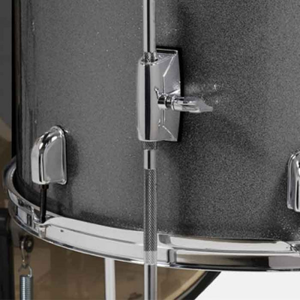 PDP PDCE2215KTSS Center Stage 5-Pieces Acoustic Drum Kit - Silver Sparkle